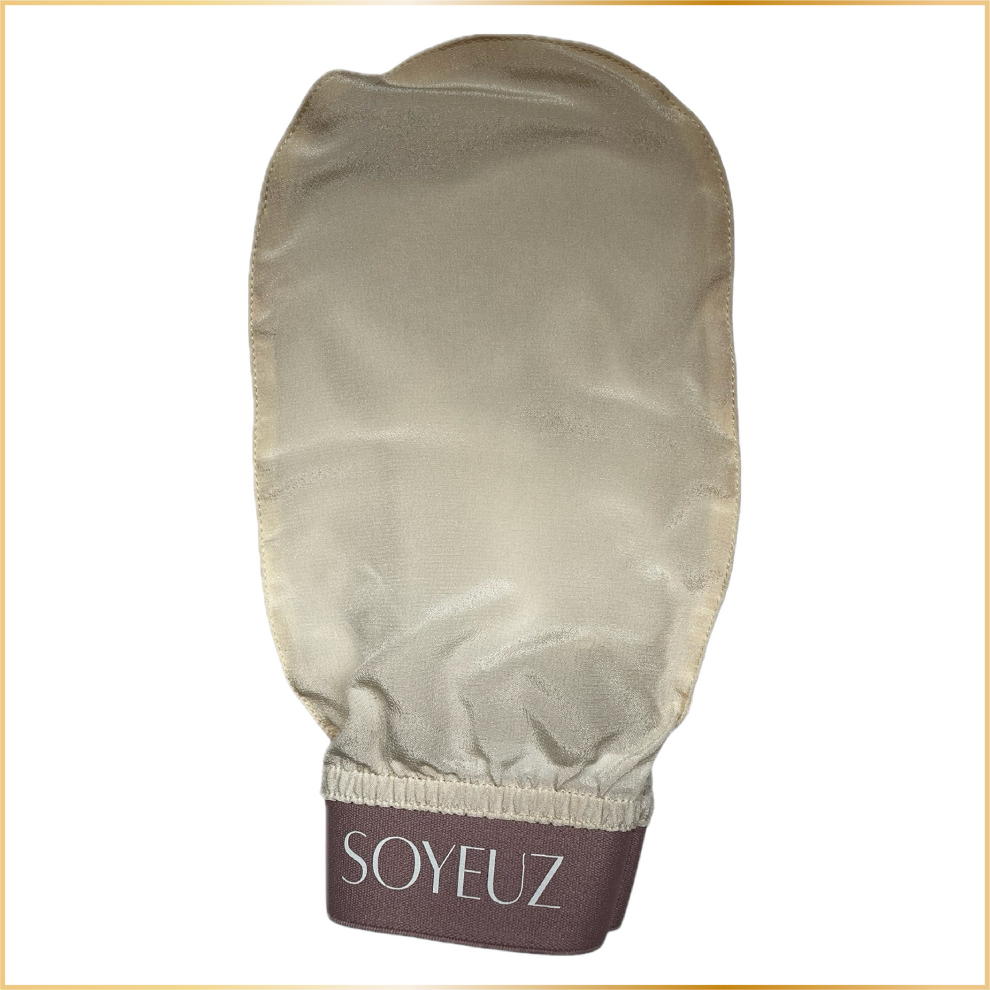 Gant exfoliant en soie de mûrier pour le corps