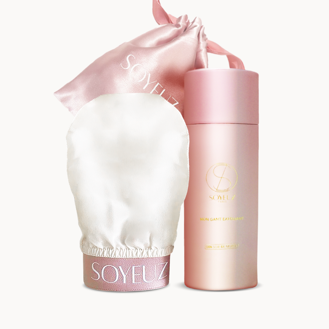 Gant exfoliant en Soie de Mûrier pour le Corps